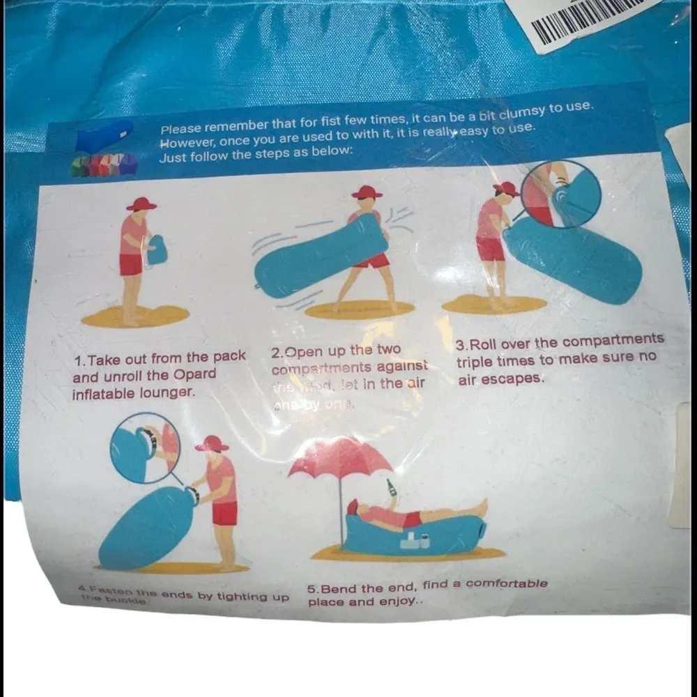 Relaxer Air sofa/lounger in Blue - Picture 4 of 4